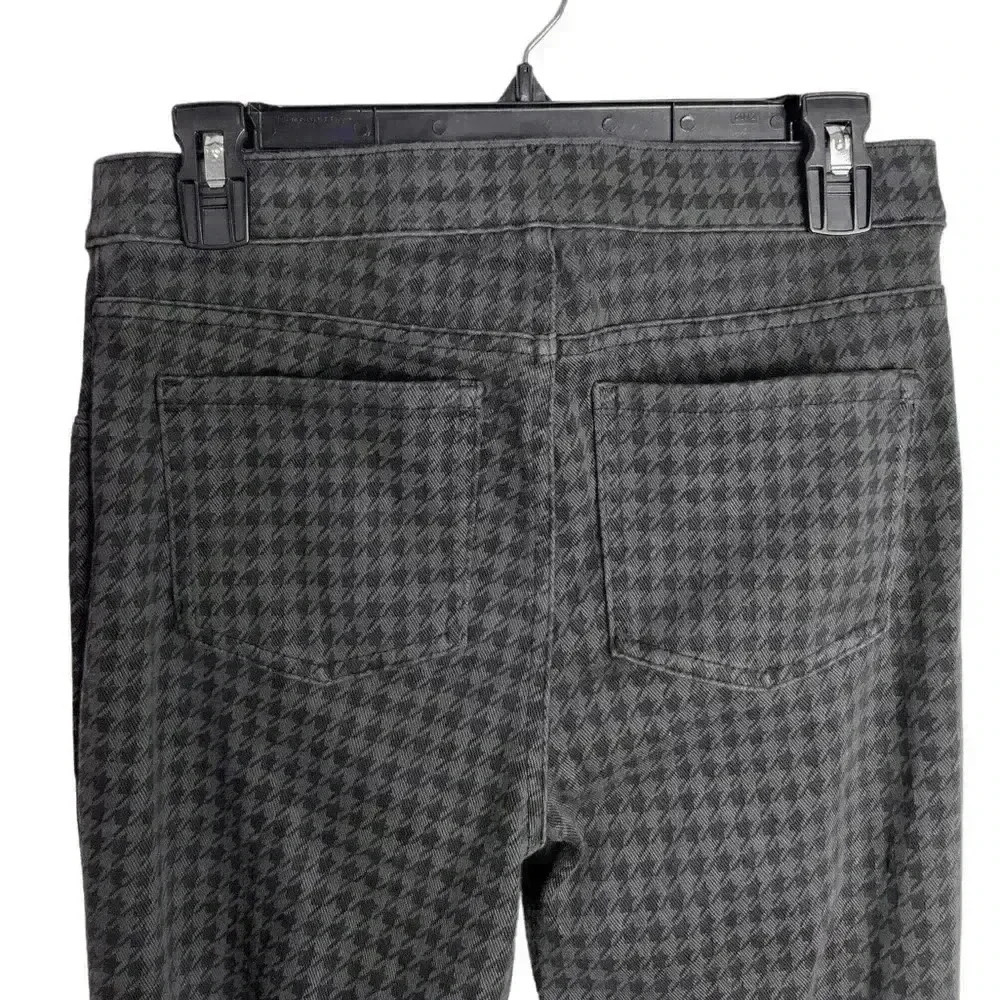 SPANX Jean-ish Ankle Leggings Skinny Pants Houndstooth Size Medium - Picture 9 of 12